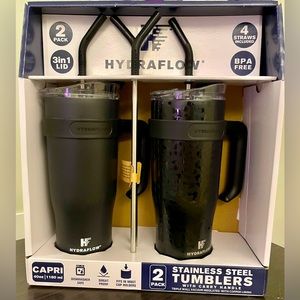 Hydraflow 40oz stainless steel tumbler 2 pack